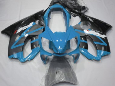 04-07 Gloss Light Blue & Grey CBR600 F4i Fairings