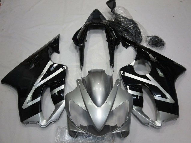 04-07 Silver and Black CBR600 F4i Fairings