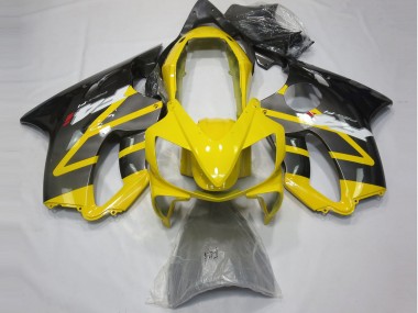 04-07 Yellow and Silver CBR600 F4i Fairings