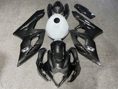 05-06 Carbon Fiber Style & Gloss White GSXR 1000 Fairings