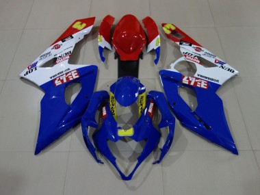 05-06 Gloss Blue / White / Red GSXR 1000 Fairings