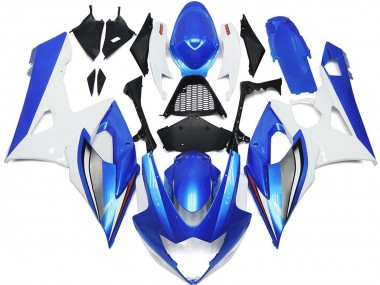 05-06 Gloss Blue & White GSXR 1000 Fairings