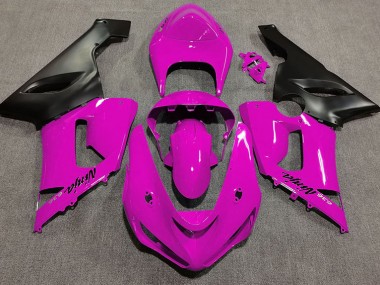 05-06 Gloss Pink ZX6R Fairings