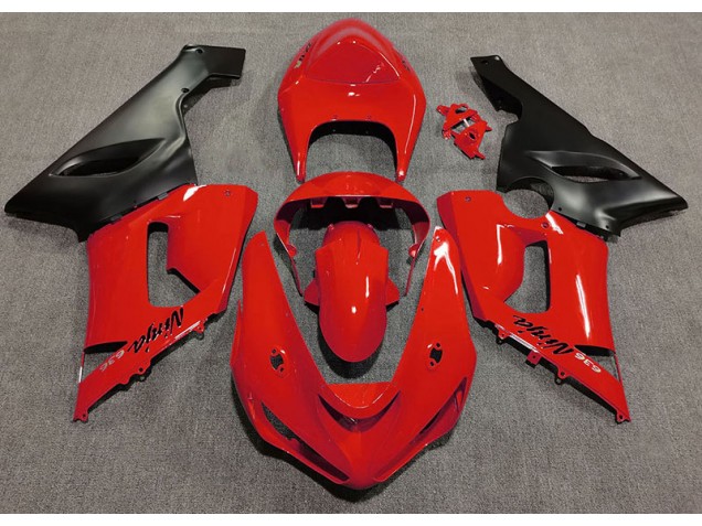 05-06 Gloss Red ZX6R Fairings