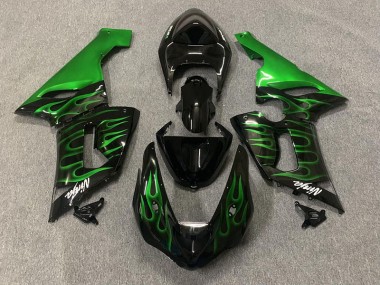 05-06 Green Flame ZX6R Fairings