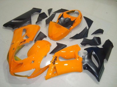 05-06 Orange Black ZX6R Fairings