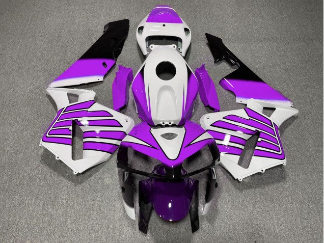 05-06 Purple and White Wings CBR600RR Fairings