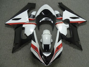 05-06 Red White and Black ZX6R Fairings