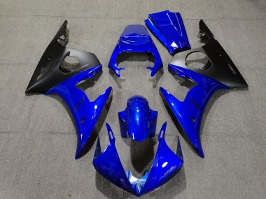 05 Gloss Blue & Black R6 Fairings