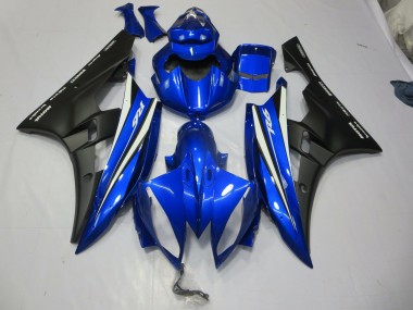 06-07 Blue and Black Design R6 Fairings