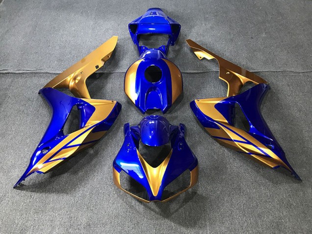 06-07 Blue and Gold CBR1000RR Fairings