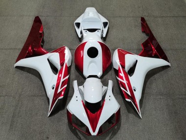 06-07 Candy Red and White CBR1000RR Fairings