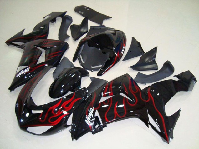 06-07 Flame Red ZX10R Fairings