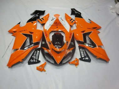 06-07 Orange Black ZX10R Fairings