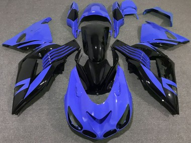 06-11 Bright Blue ZX14R Fairings