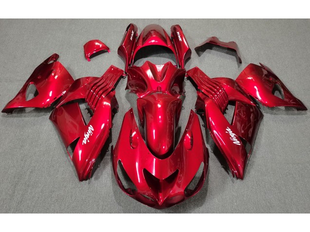 06-11 Gloss Red ZX14R Fairings