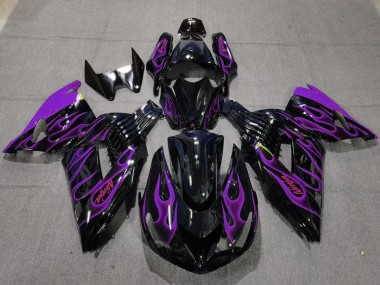 06-11 Purple Flame ZX14R Fairings