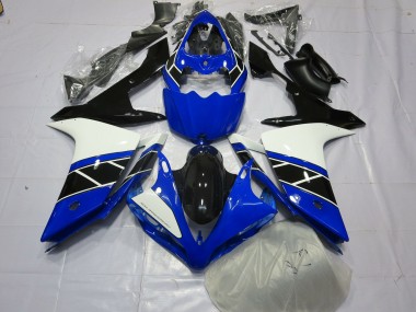 07-08 Black Black and White R1 Fairings