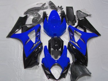 07-08 Blue and Black GSXR 1000 Fairings