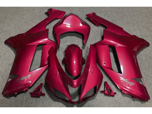 07-08 Candy Red ZX6R Fairings