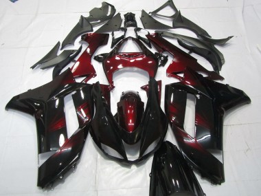 07-08 Deep Red ZX6R Fairings