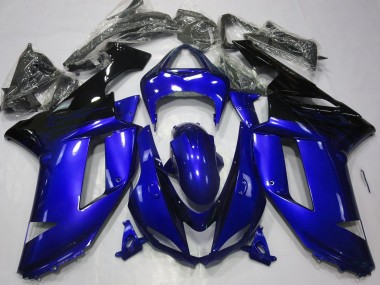 07-08 Gloss Blue & Black ZX6R Fairings