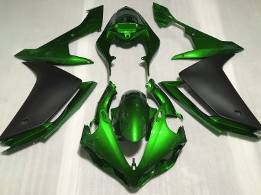 07-08 Gloss Green & Black R1 Fairings