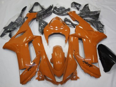 07-08 Gloss Orange ZX6R Fairings