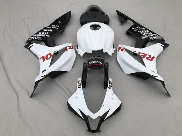 07-08 Matte White & Red Repsol CBR600RR Fairings