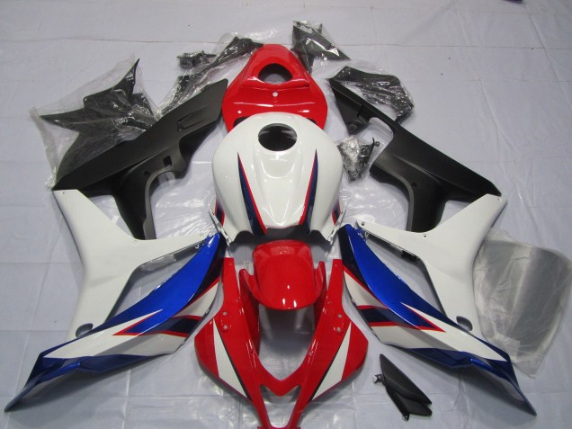 07-08 OEM White Red Blue Style Design CBR600RR Fairings