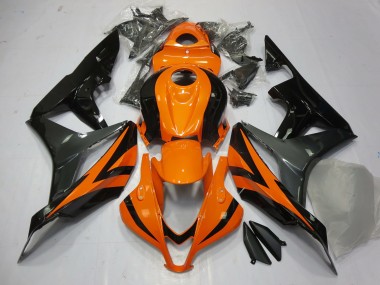 07-08 Orange Grey and Black CBR600RR Fairings