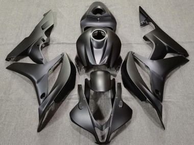 07-08 Plain Matte Black CBR600RR Fairings