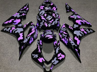 07-08 Purple and Grey Camouflage CBR600RR Fairings