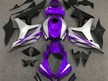 07-08 Purple and Silver OEM Style CBR600RR Fairings