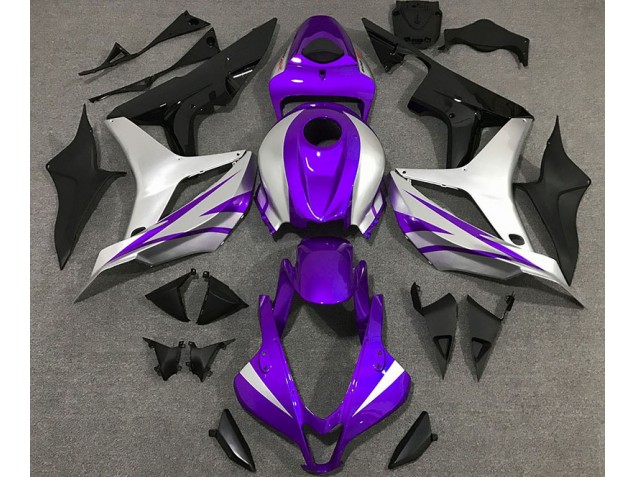 07-08 Purple and Silver OEM Style CBR600RR Fairings