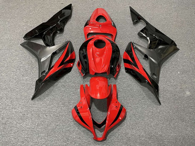 07-08 Red OEM Style & Grey CBR600RR Fairings