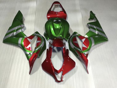 07-08 Red and Green Captain America CBR600RR Fairings