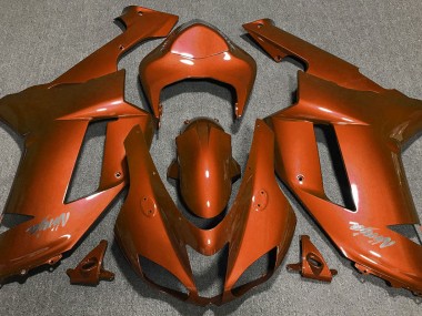 07-08 Tiger Orange ZX6R Fairings