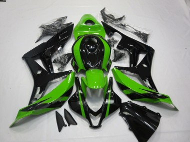 07-08 Vibrant Green and Black CBR600RR Fairings