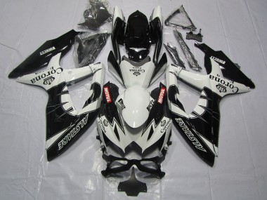 08-10 Black Corona GSXR 600-750 Fairings