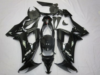 08-10 Black Ninja ZX10R Fairings