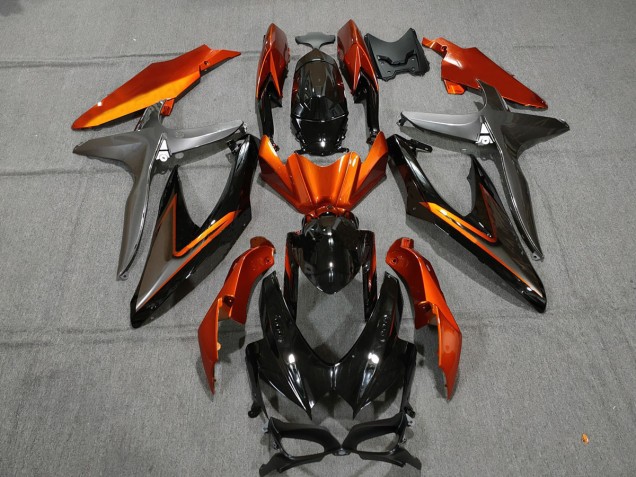 08-10 Burnt Orange OEM Style GSXR 600-750 Fairings