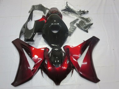 08-11 Candy Red and Black CBR1000RR Fairings