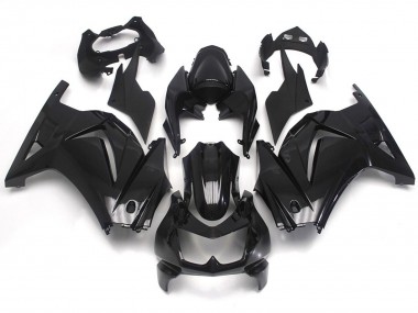 08-12 Gloss Black Plain Ninja 250 Fairings