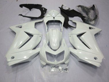 08-12 Gloss White Ninja 250 Fairings