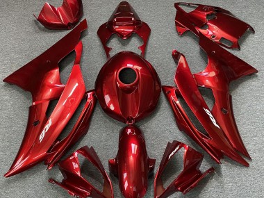 08-16 Candy Red R6 Fairings