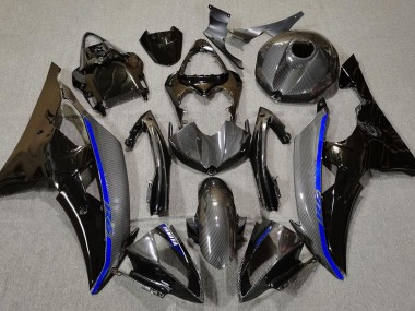 08-16 Carbon Fiber & Blue R6 Fairings