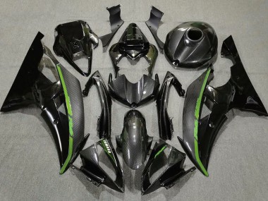 08-16 Carbon Fiber & Green R6 Fairings