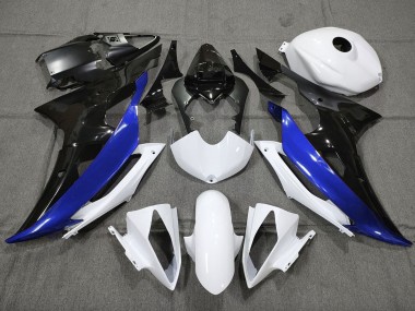 08-16 Custom Blue Black and White R6 Fairings