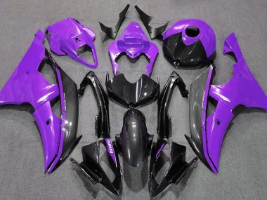 08-16 Gloss Purple and Carbon R6 Fairings